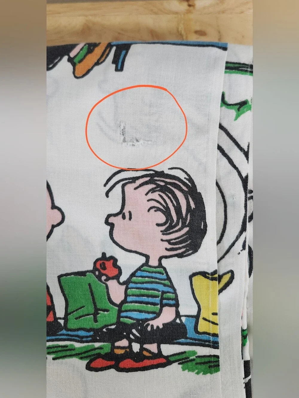 Peanuts White Tablecloth with Colorful Character Print